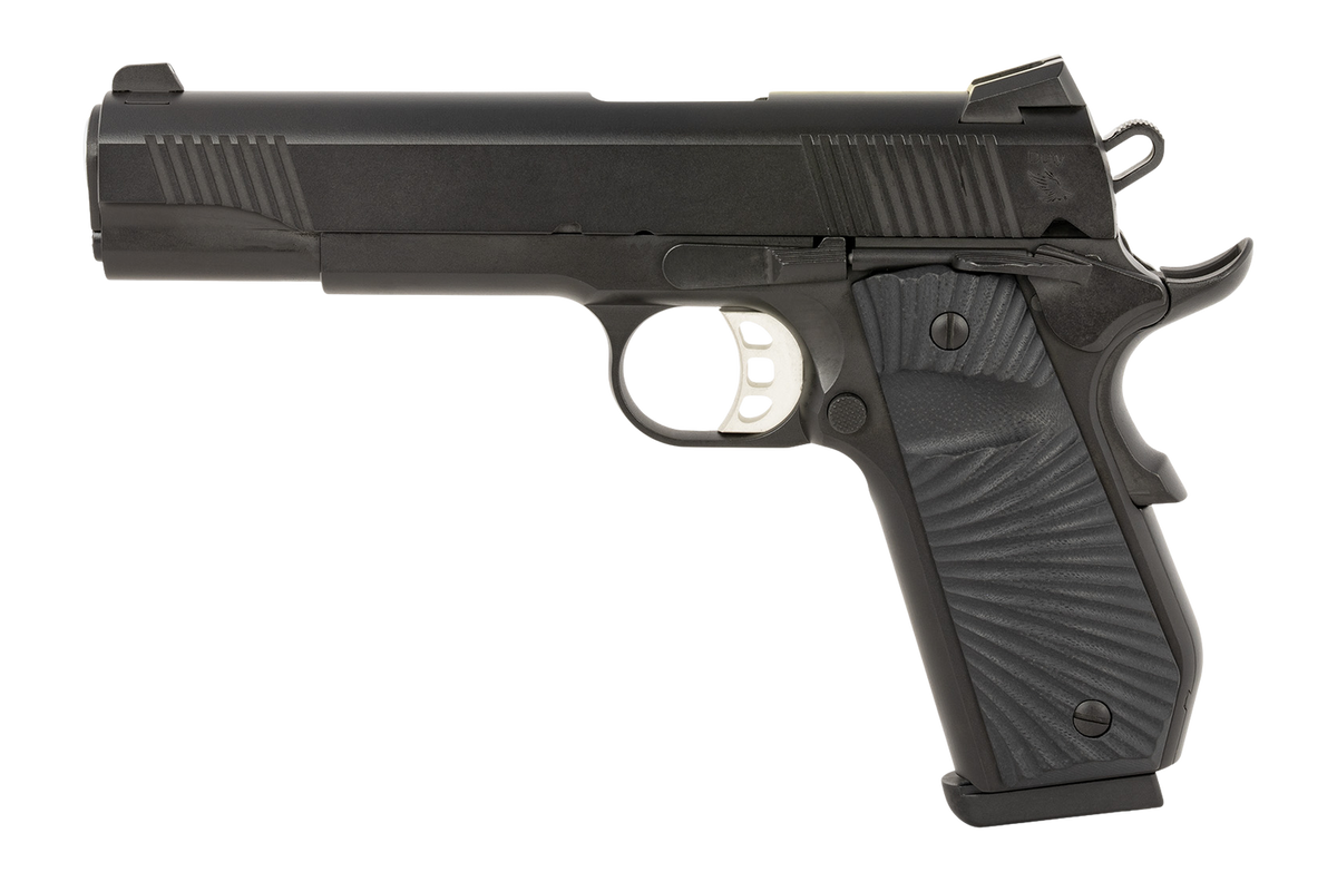 Tisas Arms 1911 Duty 45 ACP 5" 8+1 SAO Pistol - G10 Starburst Grip / Serrated Slide — view 2