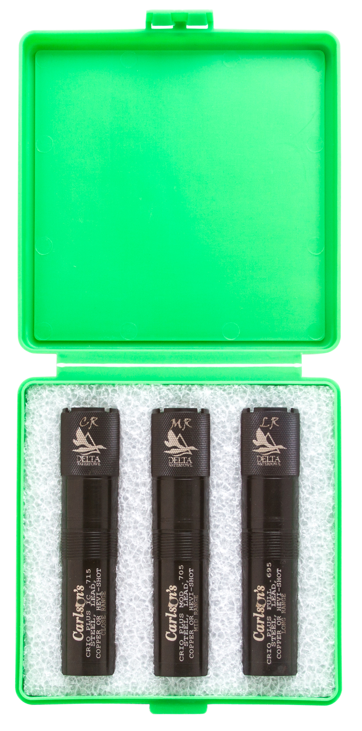 Carlsons 07579 Delta Waterfowl Benelli Crio Plus 12 Gauge Close/Mid/Long Range 17-4 Stainless Choke Tube Set — view 2