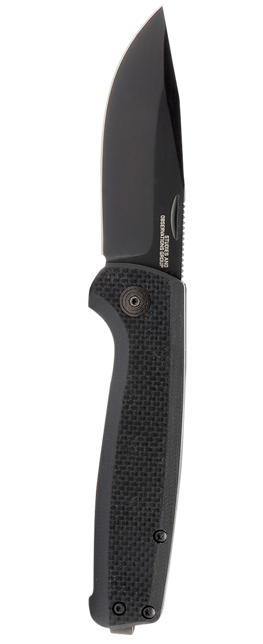 S.O.G Terminus SJ 2.90" Folding Clip Point Plain Stonewashed Cryo D2 G10 — view 2