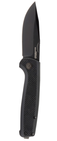 S.O.G Terminus SJ 2.90" Folding Clip Point Plain Stonewashed Cryo D2 G10 — view 2