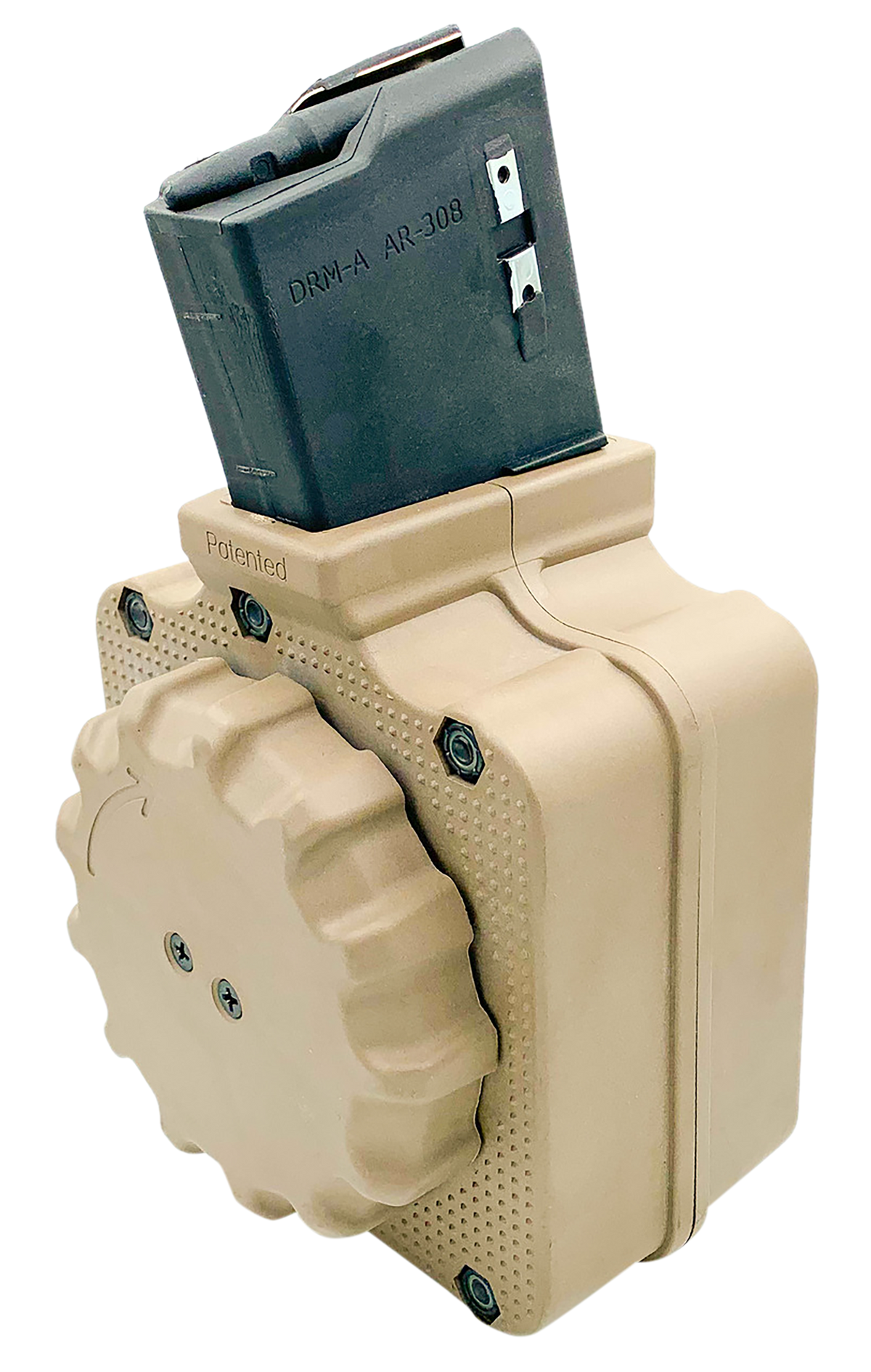 ProMag DRMA1-FDE 50-Rd .308 Drum Magazine AR-10 FDE Polymer — view 2