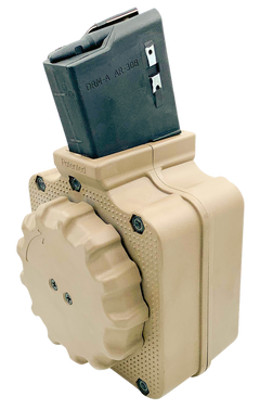 ProMag DRMA1-FDE 50-Rd .308 Drum Magazine AR-10 FDE Polymer — view 2