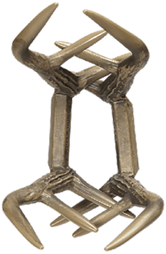 Flextone Battle Bones Rattling Antlers Deer Call - Brown — view 2