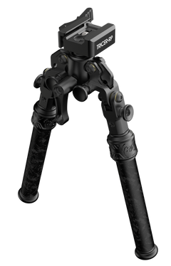 Tricer RP Rifle Bipod - ARCA Swiss/Picatinny - Spiked/Rubber Feet - 8.86-12 in — view 2