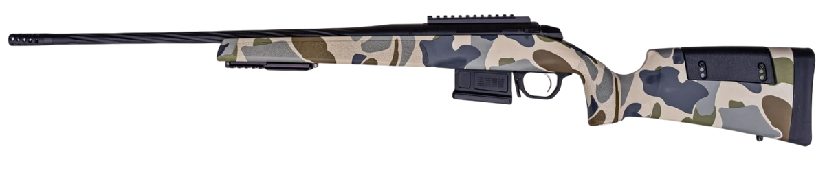 Weatherby 307 Hush 338 WBY RPM 5+1 20" Bolt Action Rifle - Hush Tundra Camo — view 2