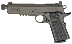 Springfield Armory 1911 Operator AOS .45 ACP 5.75" 8+1 Semi-Auto Pistol - OD Green Cerakote - Threaded — view 2