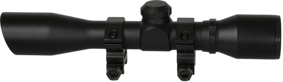 TruGlo Compact 4x 32mm 1" Tube Diamond Reticle Scope - Matte Black — view 2