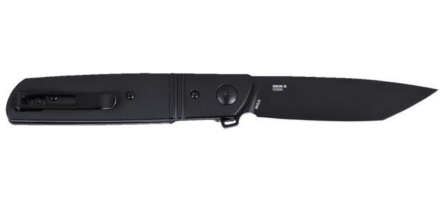 Columbia River CRKT 5720KC Bamboozled 3.31" Folding Tanto Plain D2 Black Oxide G10/SS — view 2