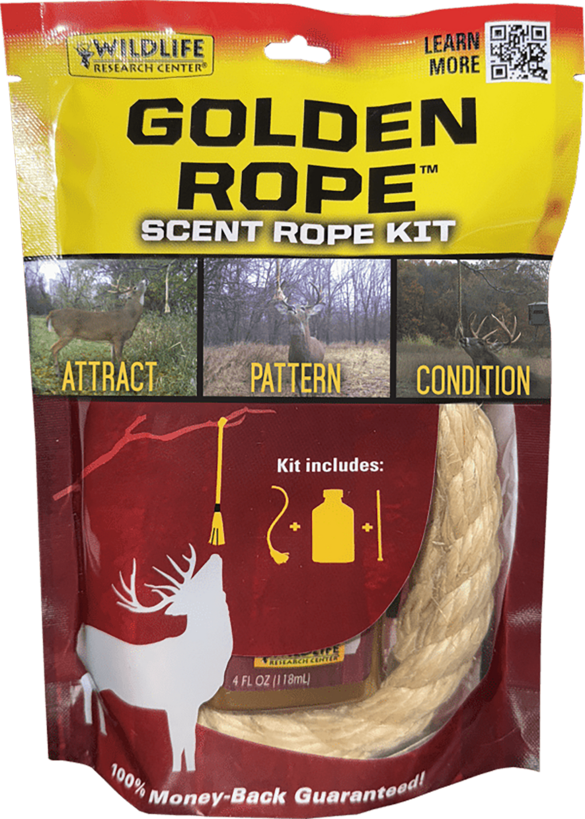 Wildlife Research 391 Golden Rope Scent Rope Kit Deer Attractant - 30 in Rope — view 2
