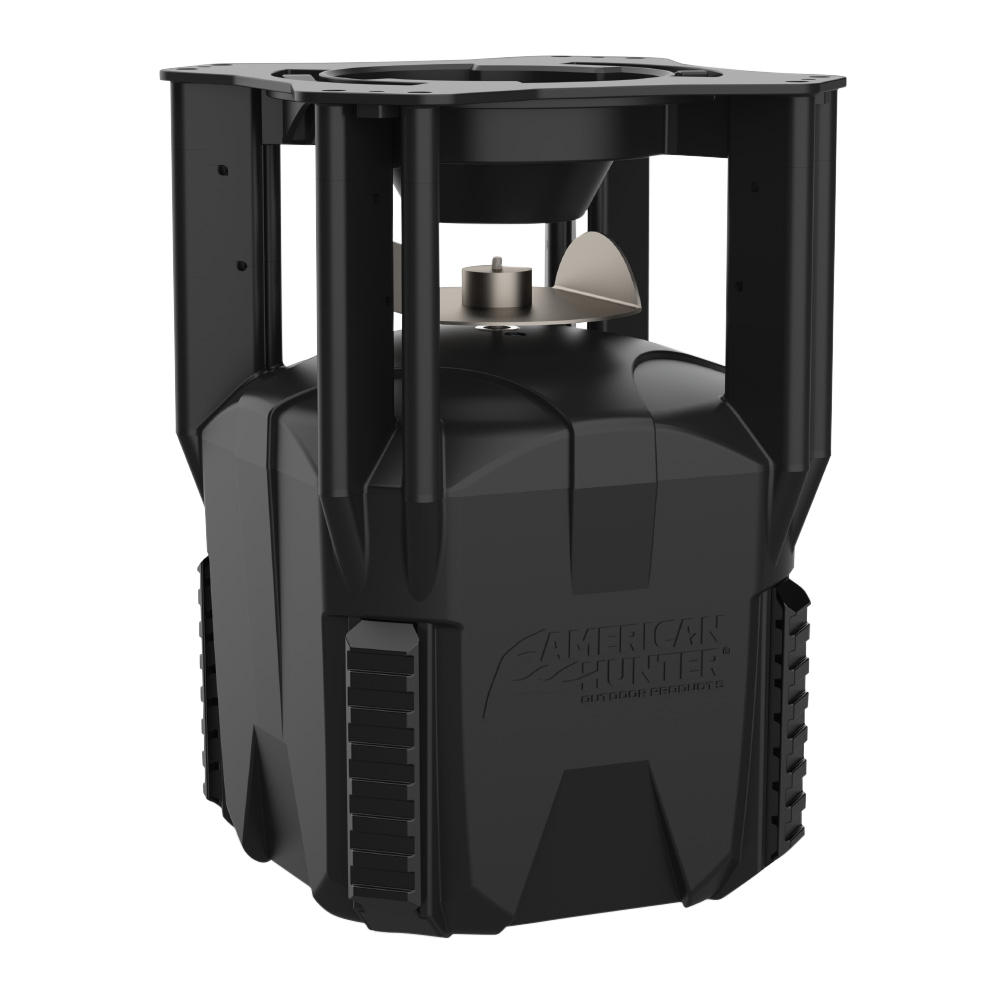 American Hunter XDE-Pro 30-Gallon Nesting Hopper Digital Game Feeder - 16 Programs, 1-60 Sec Duration - Black — view 2