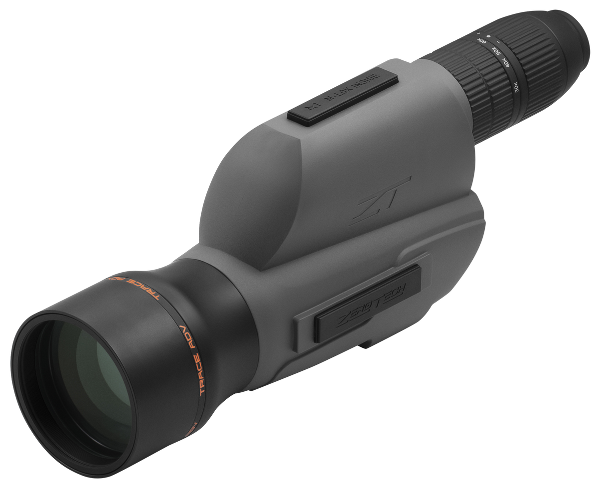 Zero Tech Optics Trace Advanced 20-60x 80mm Spotting Scope - OSR-MRAD Reticle - Straight Body — view 2