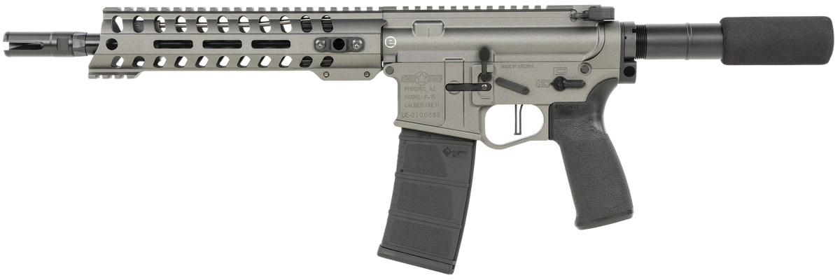 Patriot Ordnance Factory 01802 Minuteman 5.56x45mm NATO 10.50" 30+1 Tungsten Semi-Auto Pistol — view 2