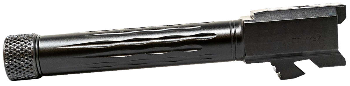 Faxon Firearms Match Series Glock 19 Gen 2-5/Glock 45 9mm Luger Fluted Threaded Barrel - Black Nitride — view 2