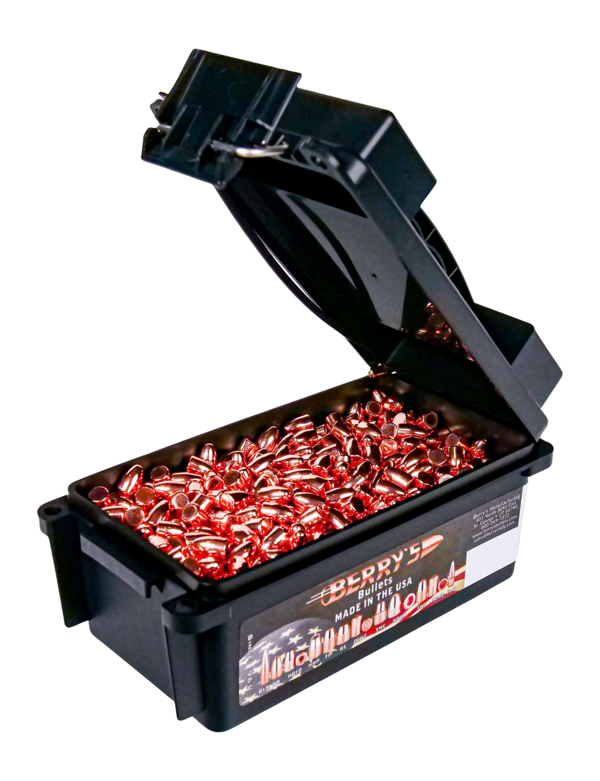 Berry's Superior Plated 45 Cal (.452) 230gr Round Nose Reloading Bullets - 500/Box — view 2