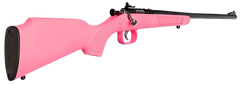 Crickett KSA2220 Youth 22 LR 16.12" 1-Rd Bolt Action Rifle - Pink Synthetic Stock — view 2