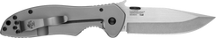Kershaw CQC-7K 3.25" Folding American Tanto Plain Satin/Stonewashed Knife — view 2