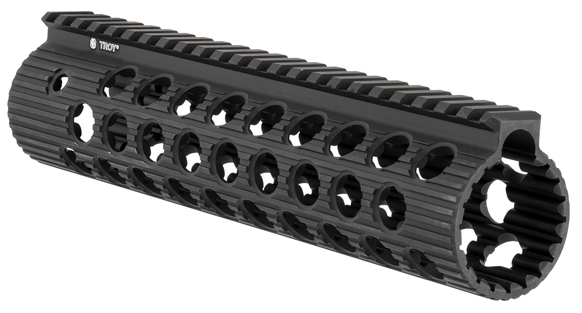 Troy Industries Alpha Rail 11" Black Anodized Aluminum AR-15/M16 Free Float Handguard — view 2