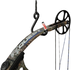 Hawk Jaw Hook Hoist Rope Black 35' Long — view 2