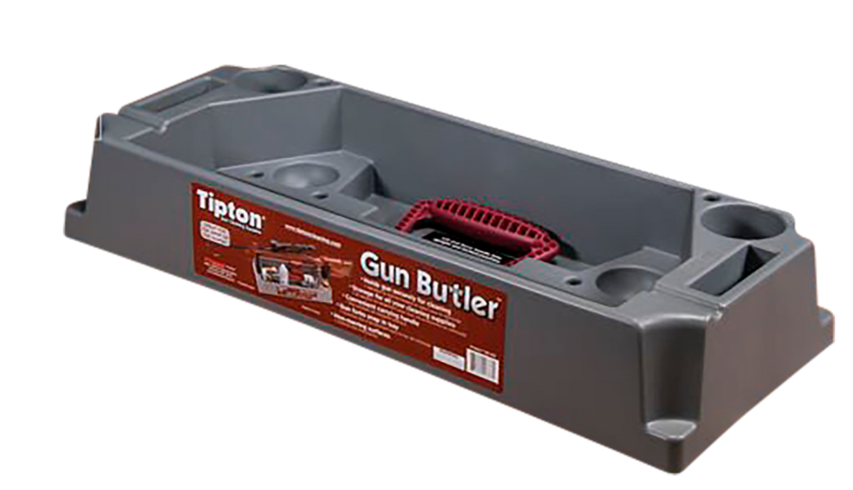 Tipton Gun Butler Rifle/Shotgun Cleaning Station 23.25 in Gray/Red Polymer — view 2