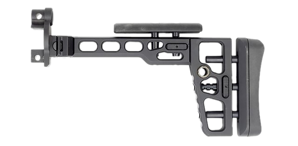 Samson S.A.S Folding Stock w/ MP5K End Cap Black Aluminum — view 2