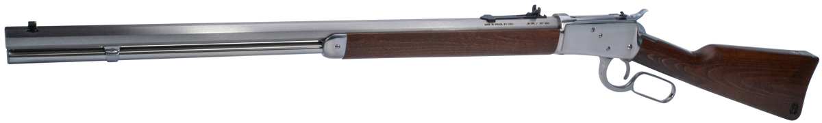 Heritage Mfg 92 Ranch Hand 38 Special +P/357 Mag 24" 12rd Lever-Action Rifle - Stainless / Hardwood — view 2