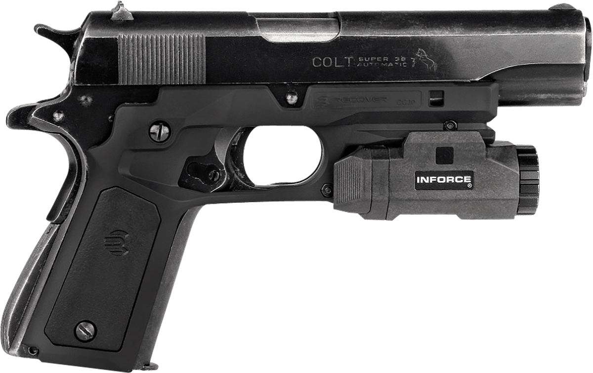 Recover Innovations CC3P 1911 Grip & Rail System Black Polymer with Interchangeable Black & Gray Panels — view 2