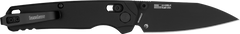 Kershaw Bel Air 3" Folding Reverse Tanto Plain BlackWash CPM MagnaCut - Black Aluminum — view 2