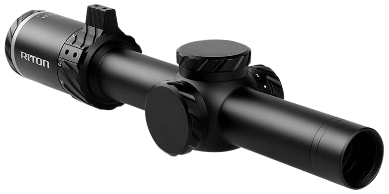 Riton Optics 3 Tactix 1-8x24mm LPVO Riflescope 30mm Tube Illuminated OT Reticle - Black — view 2