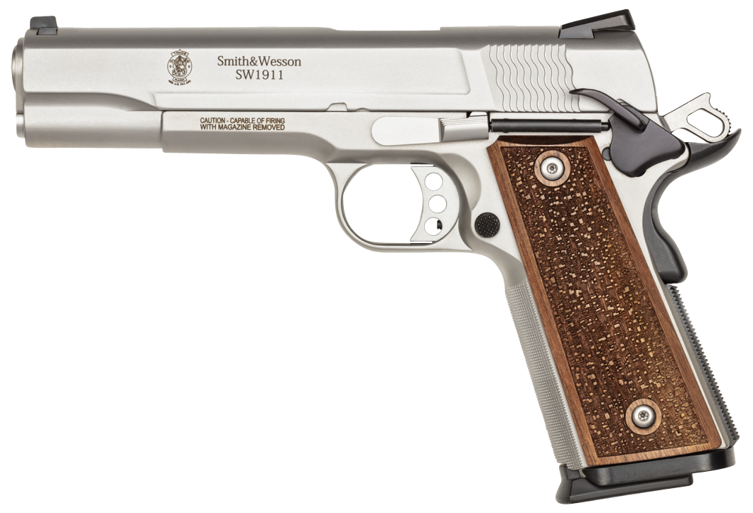 Smith & Wesson 1911 Performance Center Pro Full Size 9mm Luger 5" 10+1 Semi-Auto Pistol - Matte Silver — view 2