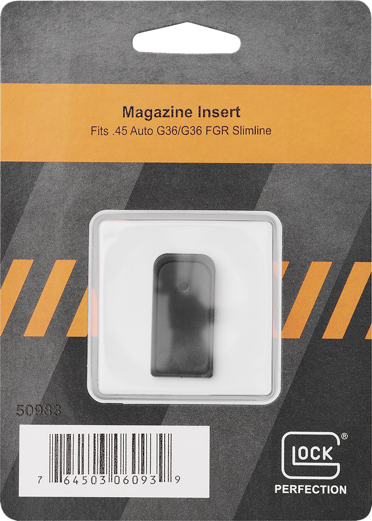 Glock G21 .45 ACP 10rd Magazine Insert - Black — view 2