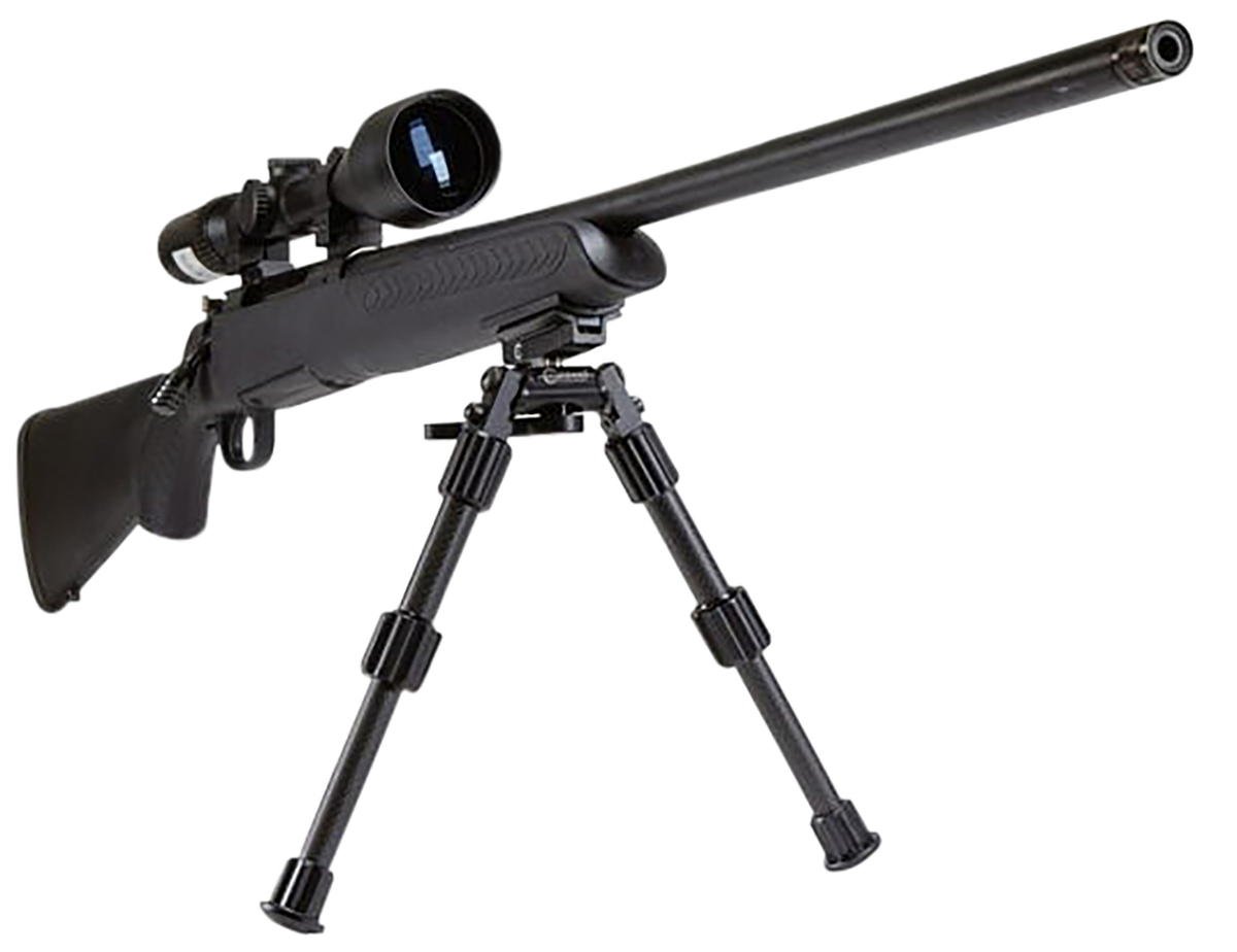 Caldwell Accumax Premium Carbon Fiber Bipod 9-13" Gray - Swivel Stud — view 2