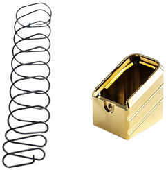 Cross Armory CRG+5MEG19GD +5 Magazine Extension Glock 19/23/32 Gen 1-5 5rd Gold Aluminum — view 2