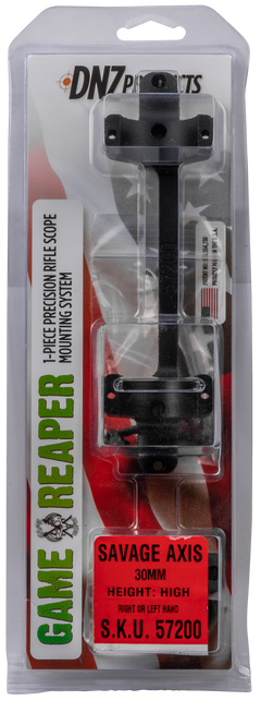 DNZ Game Reaper-Savage 30mm High 1-Piece Matte Black Scope Mount & Ring Combo — view 2
