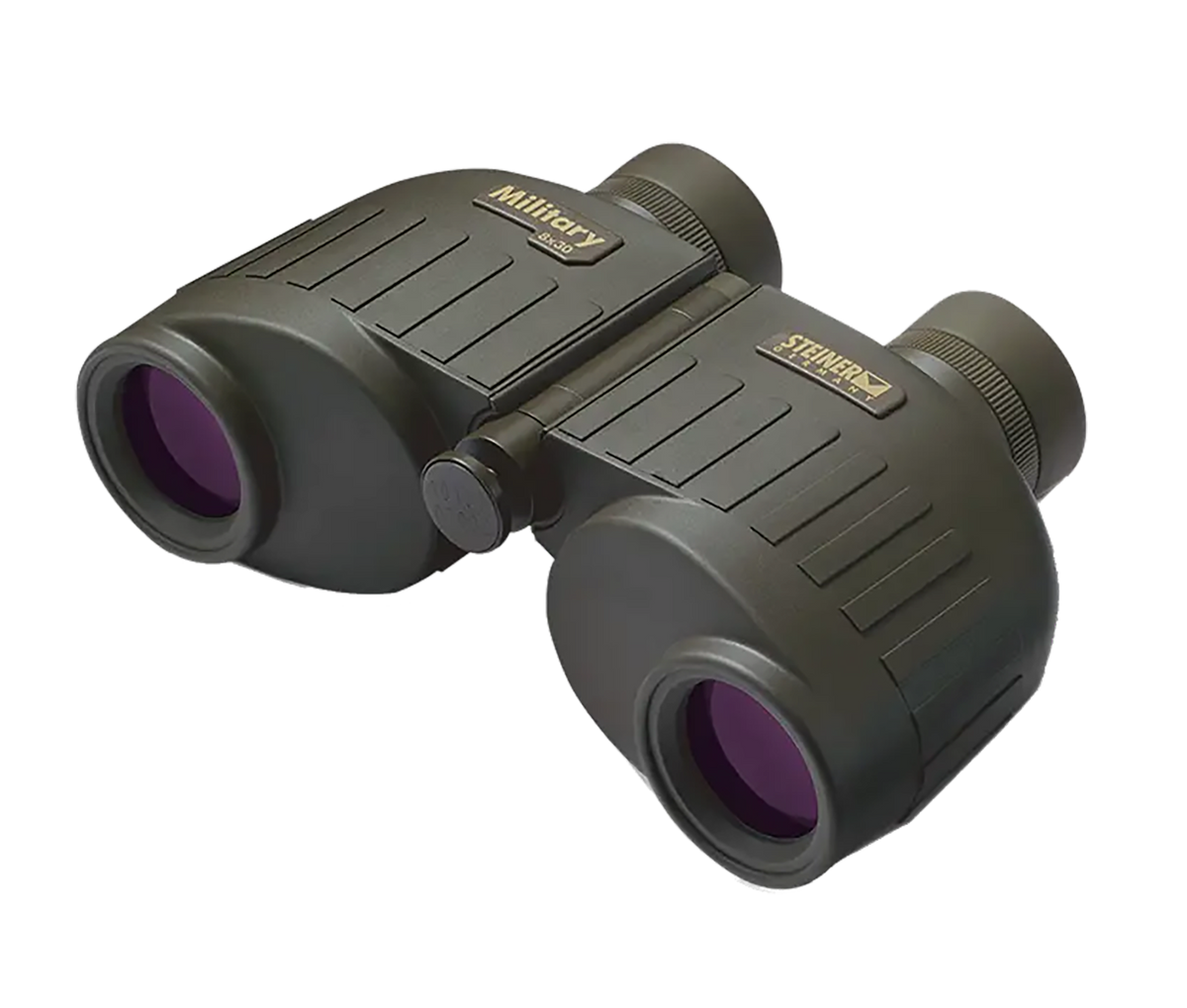 Steiner M830r 8x30mm Mil Radian Ranging Reticle Floating Prism Binocular - OD Green Rubber Armor — view 2