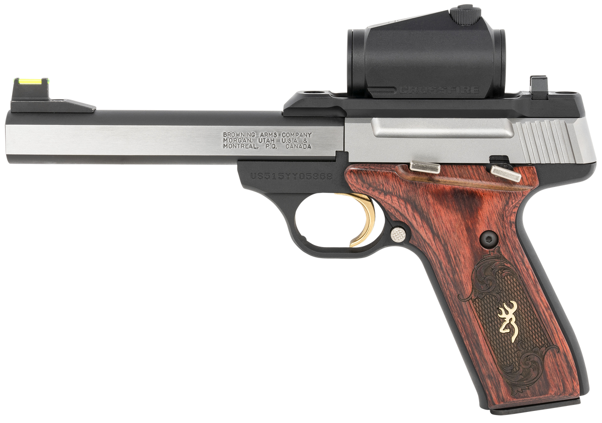 Browning Buck Mark Medallion 22 LR 5.5" 10+1 Semi-Auto Pistol - Rosewood — view 2