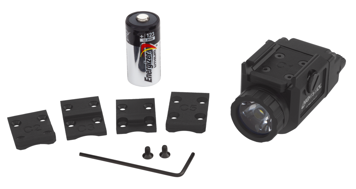 Bayco Nightstick TCM-10 Compact Weapon-Mounted Light 650 Lumens White LED Black Anodized — view 2