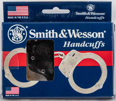 Smith & Wesson Model 100 Chain Handcuffs Blued Steel — view 2