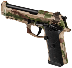 Beretta 92XI SAO 9mm Luger 4.7" 15+1 Semi-Auto Pistol - Vegetato Camo Cerakote — view 2