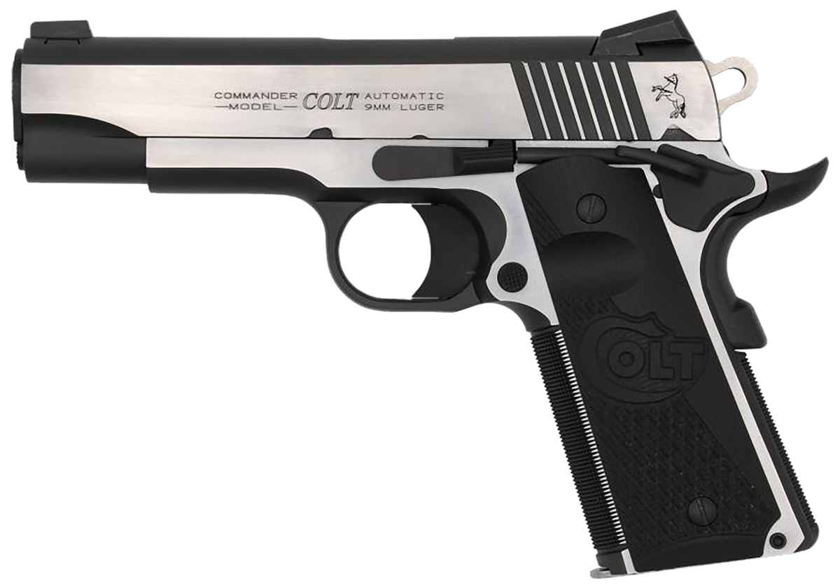Colt Mfg Combat Elite Commander 9mm Luger 4.25" 8+1 SAO Pistol — view 2