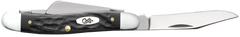 Case Medium Stockman 3-Blade 2.57"/1.88"/1.71" Folding Knife - Clip Point/Sheepsfoot/Spey - Rough Black Synthetic — view 2