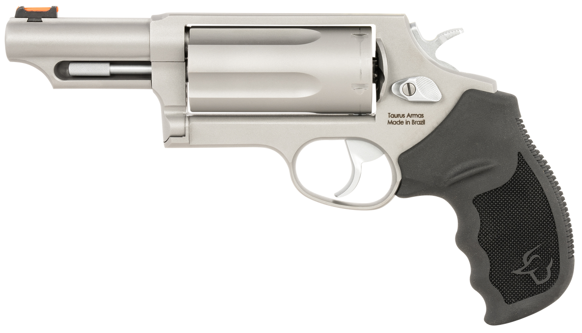 Taurus Judge T.O.R.O. Compact 45 Colt (LC)/410 Gauge 3" 5-Rd DA/SA Revolver - Matte Stainless — view 2