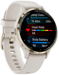 Garmin Venu 3S 41mm AMOLED GPS Smartwatch Soft Gold Ivory — view 2