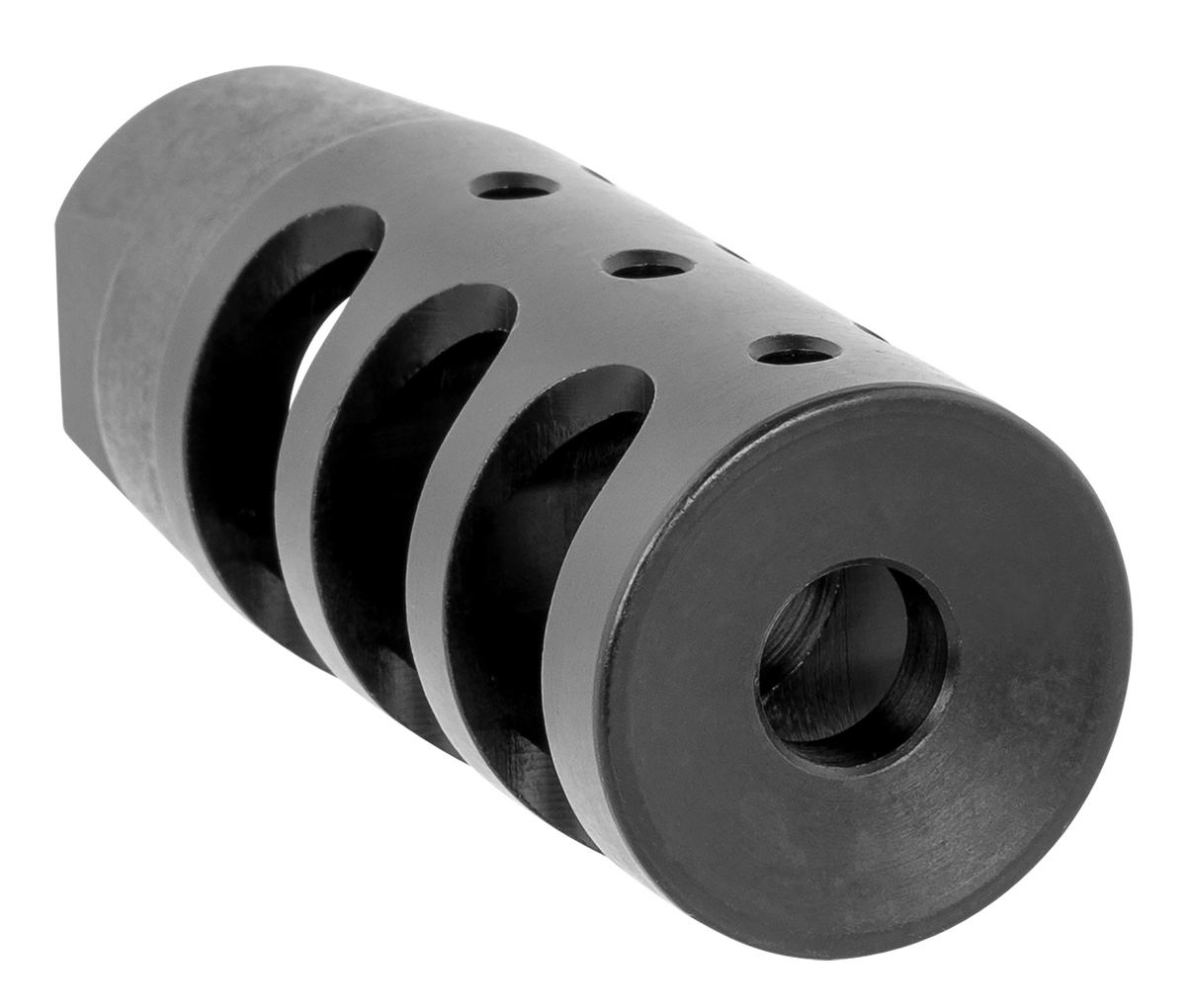 TacFire MZ10023BN Compact Compensator 308 Win 5/8x24 Black Nitride Steel AR-10 — view 2