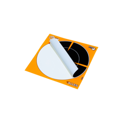 Allen EZ Aim Splash 6" Bullseye Reactive Adhesive Target Black/Orange 12-Pack — view 2
