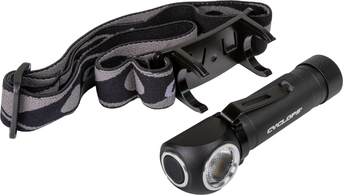 Cyclops Hades 1000 Lumen Rechargeable Headlamp P9 LED Black Anodized — view 2