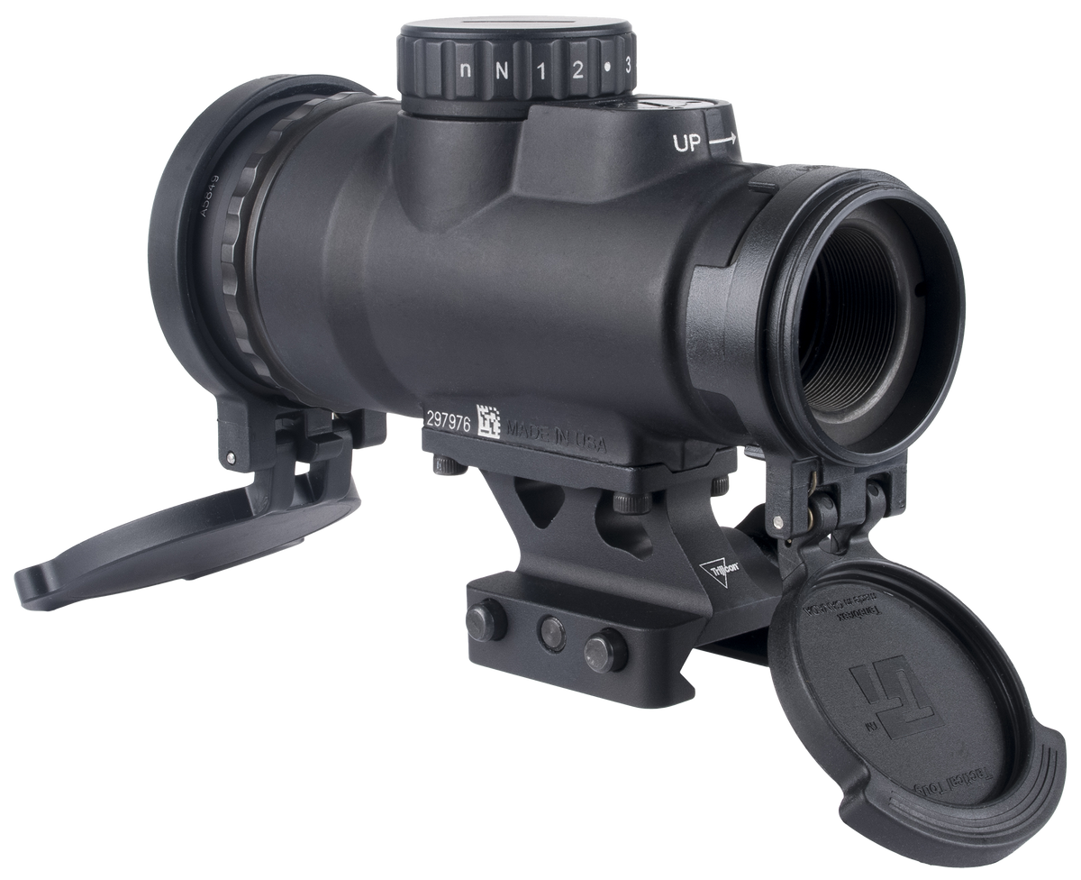Trijicon MRO SD Patrol 1x25mm 2 MOA Red Dot Sight - Full Co-Witness Q-LOC Mount — view 2