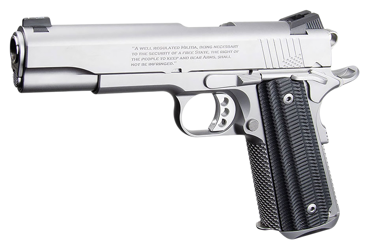 Ed Brown 1911 2nd Amendment 45 ACP 5" 7+1 Semi-Auto Pistol - Stainless Serrated — view 2