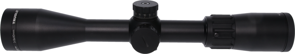 TruGlo Intercept 3-9x 40mm Rifle Scope - Illuminated Duplex Reticle Matte Black — view 2
