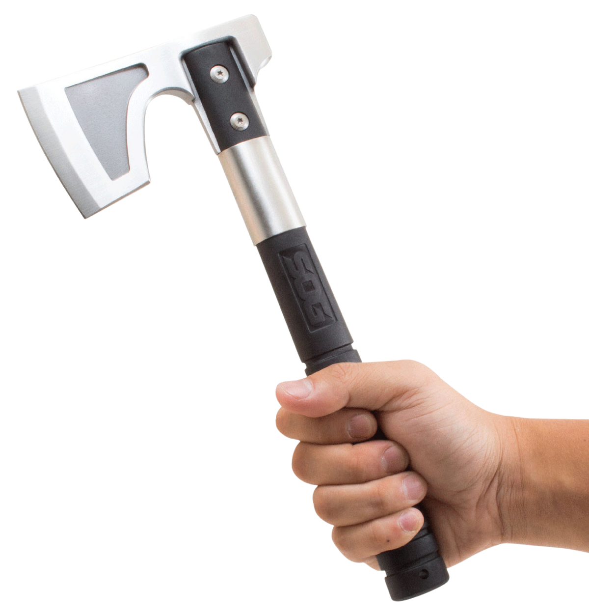 S.O.G Camp 3.10" Blade Stainless Steel Black GRN Handle 11.50" Hatchet — view 2