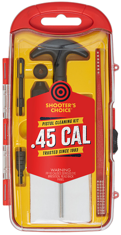 Shooters Choice Gun Rod Cleaning Kit .45 ACP Pistol - 9 Piece — view 2
